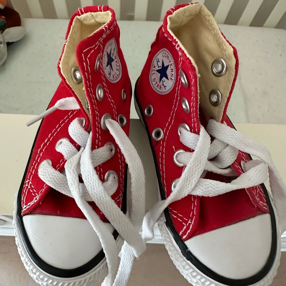 Converse Kids Red Sneakers